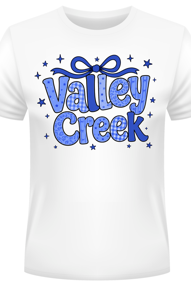 Valley Creek Bow Spirit Wear Shirt – Blue School Spirit