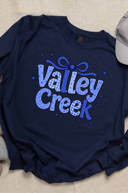 Valley Creek Bow Spirit Wear Shirt – Blue School Spirit