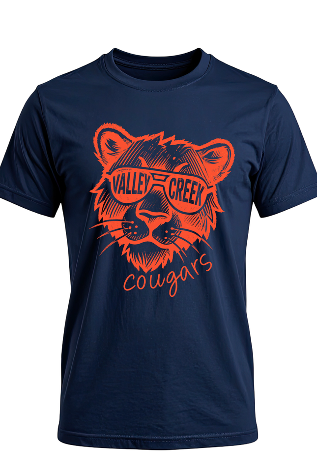 Valley Creek Cougars Sunglasses T-Shirt