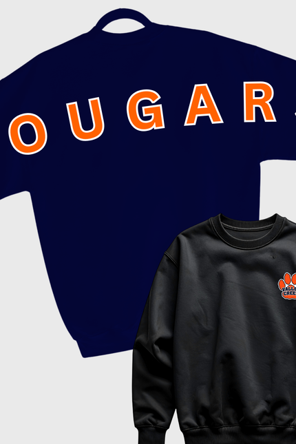 Cougar big back Crewneck Sweatshirt
